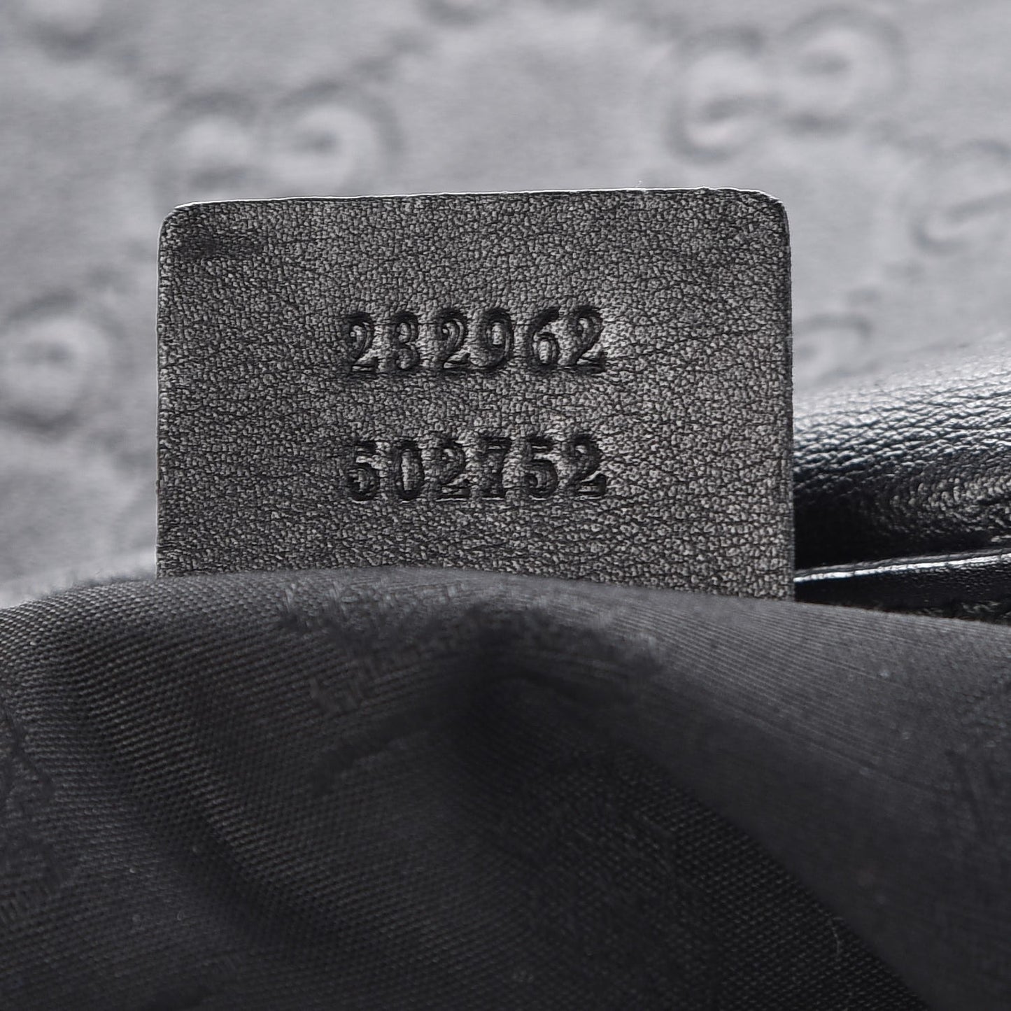 Guccissima Medium GG Twins Hobo Black