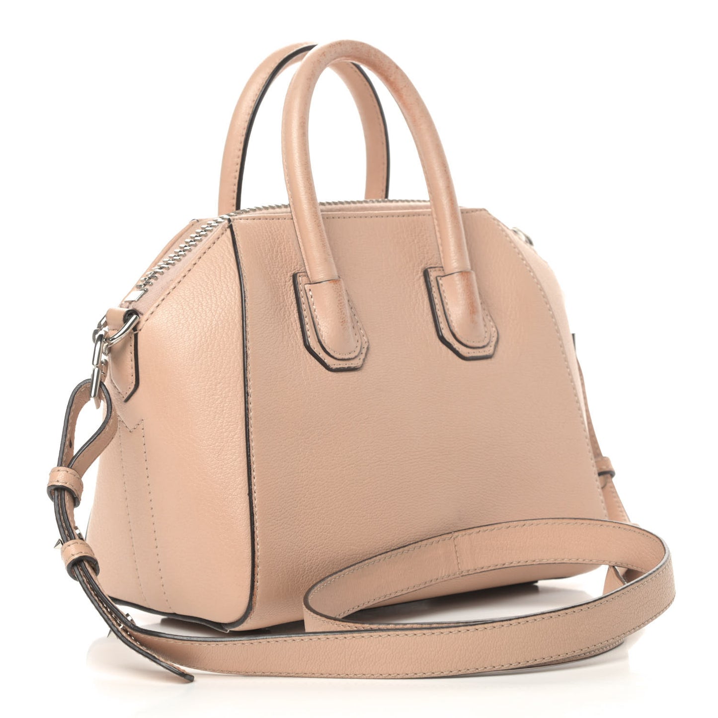 Sugar Goatskin Mini Antigona Powder