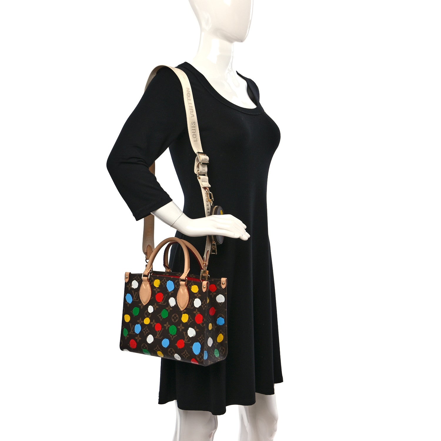 Louis Vuitton LV X YK Monogram Dots Onthego PM Multicolor 2 of 11