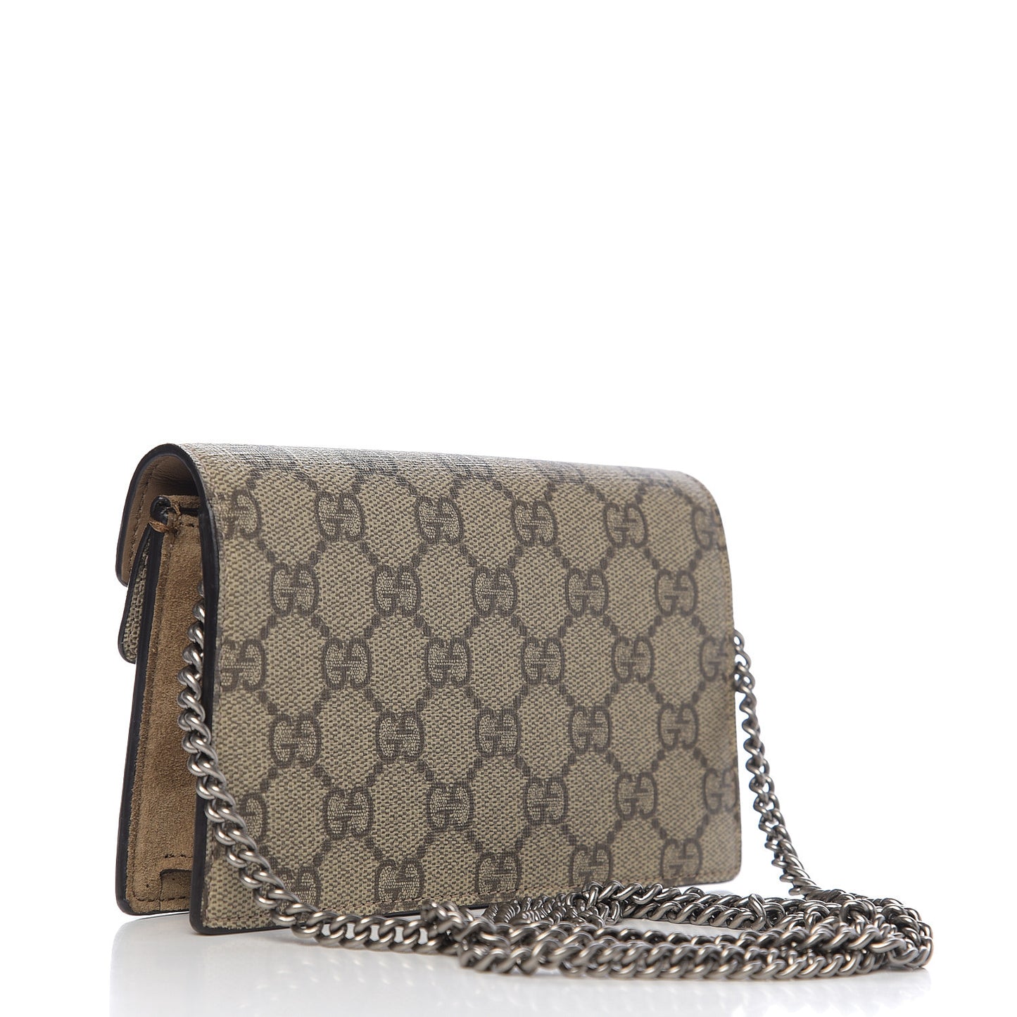 GG Supreme Monogram Super Mini Dionysus Shoulder Bag Taupe