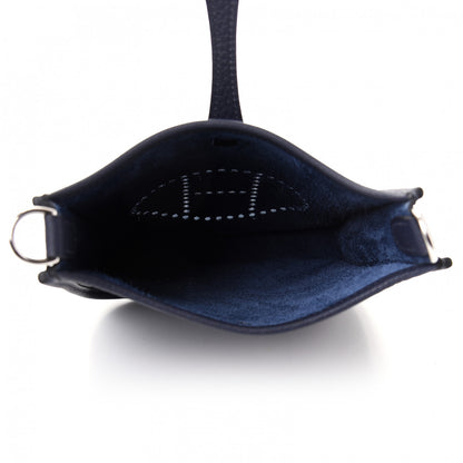 Hermes Taurillon Clemence Evelyne TPM Bleu Nuit 5 of 9