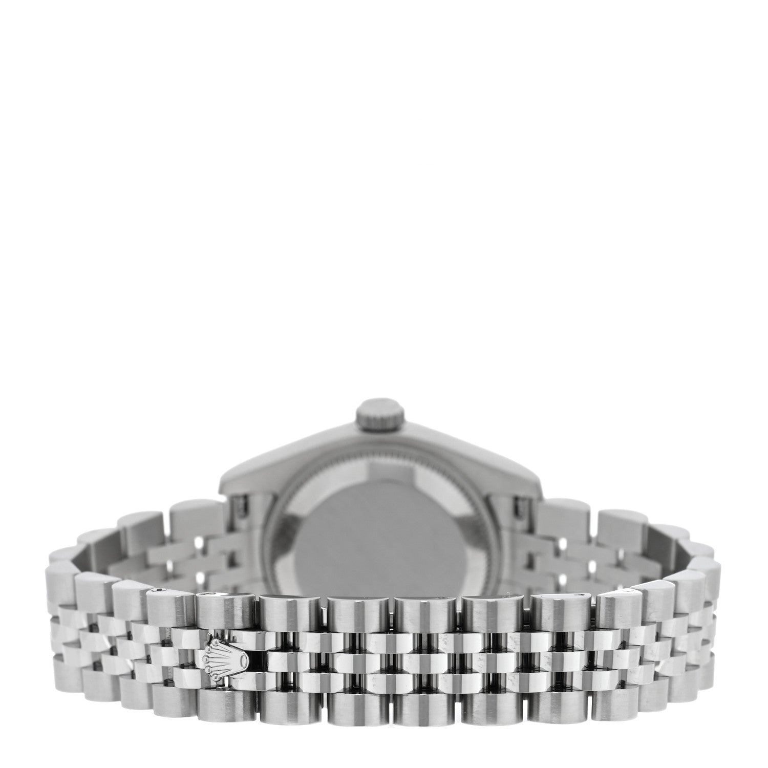 Rolex Stainless Steel 18K White Gold Diamond 26mm Oyster Perpetual Datejust Watch Silver 179174 3 of 5