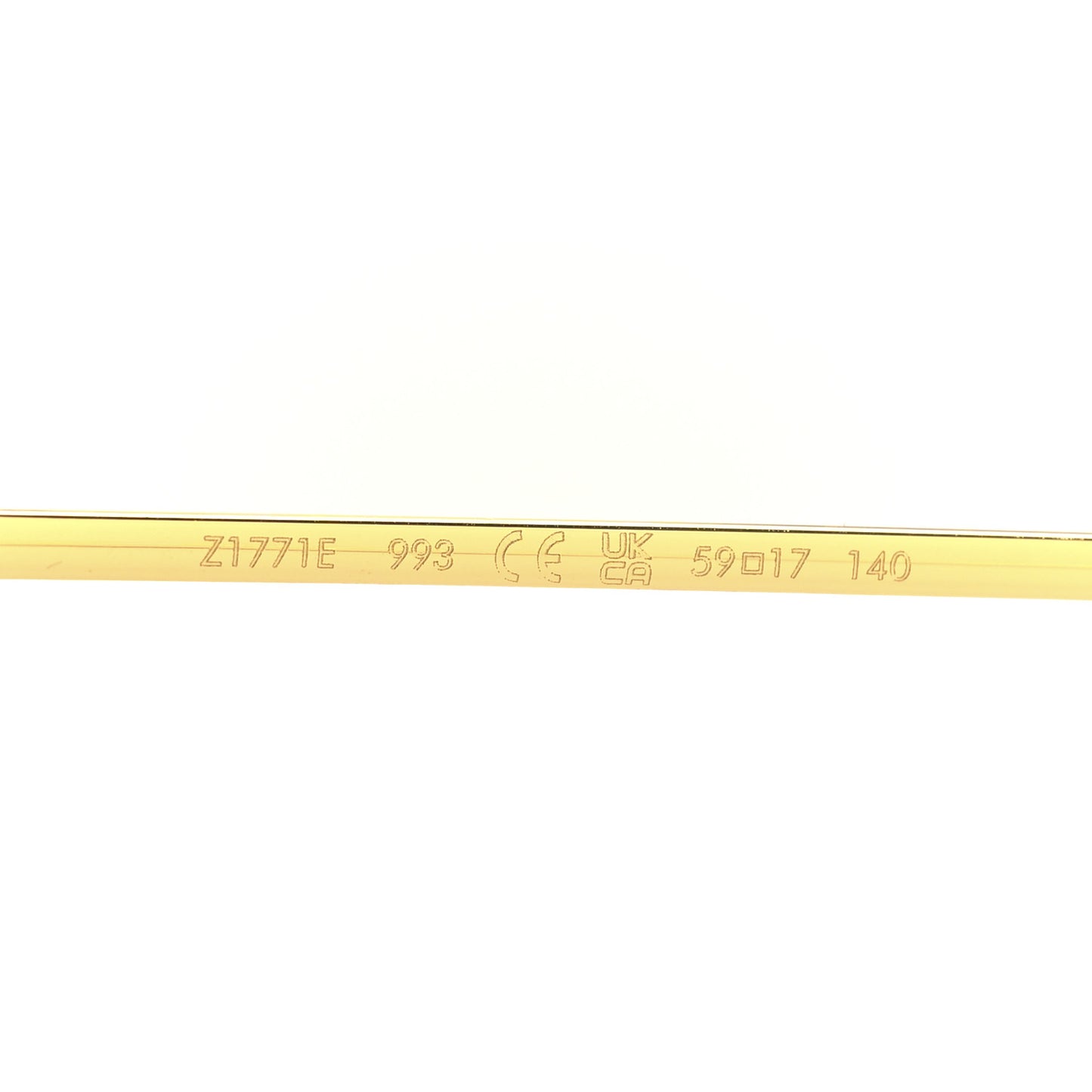 Metal LV Link One Cat Eye Sunglasses Z1771E Pink Glitter