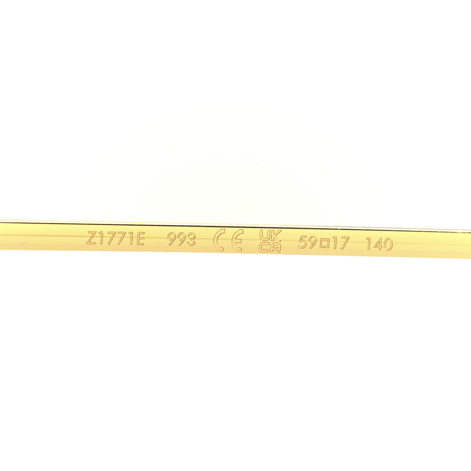 Louis Vuitton Metal LV Link One Cat Eye Sunglasses Z1771E Pink Glitter 6 of 7