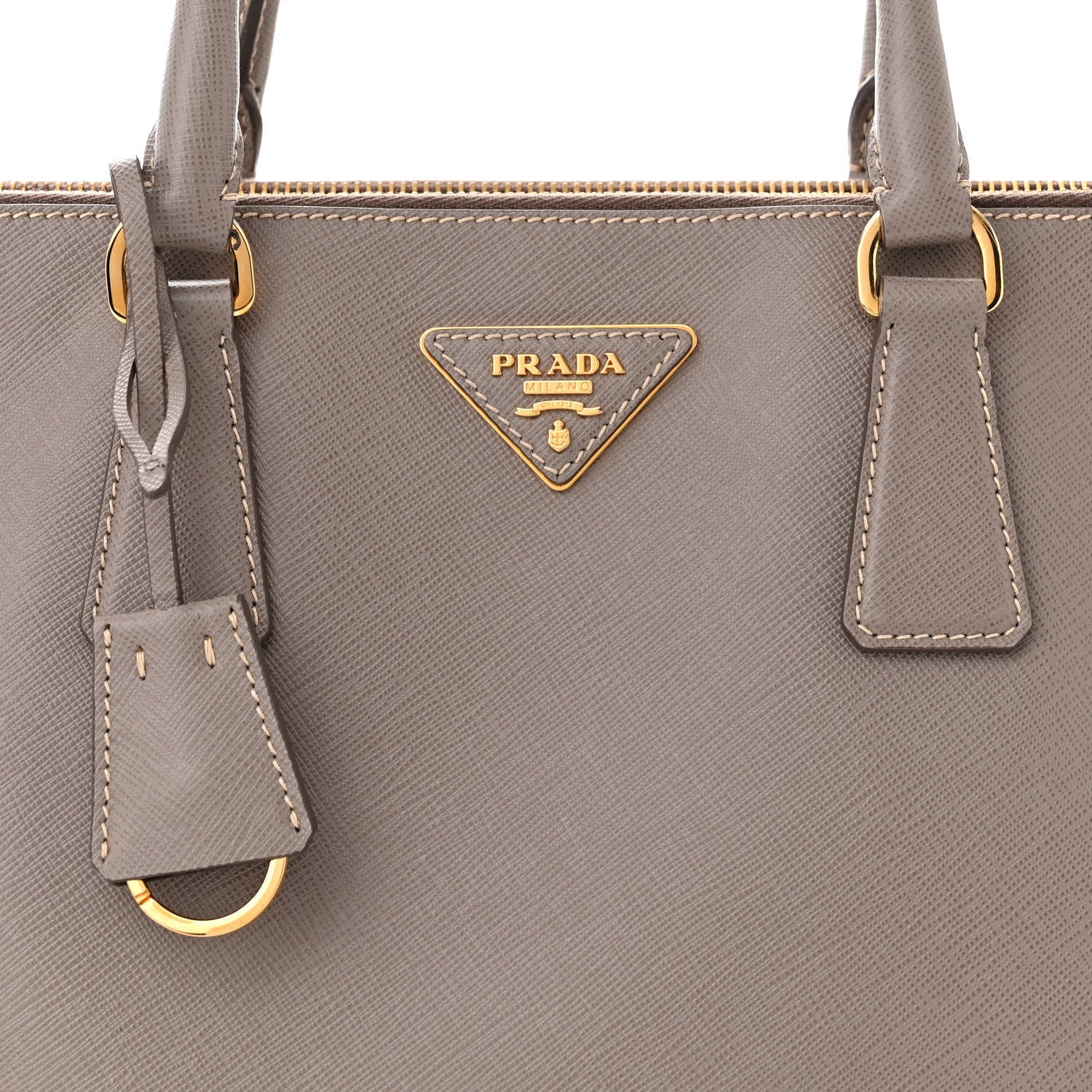 Prada Saffiano Medium Galleria Double Zip Tote Argilla 8 of 15