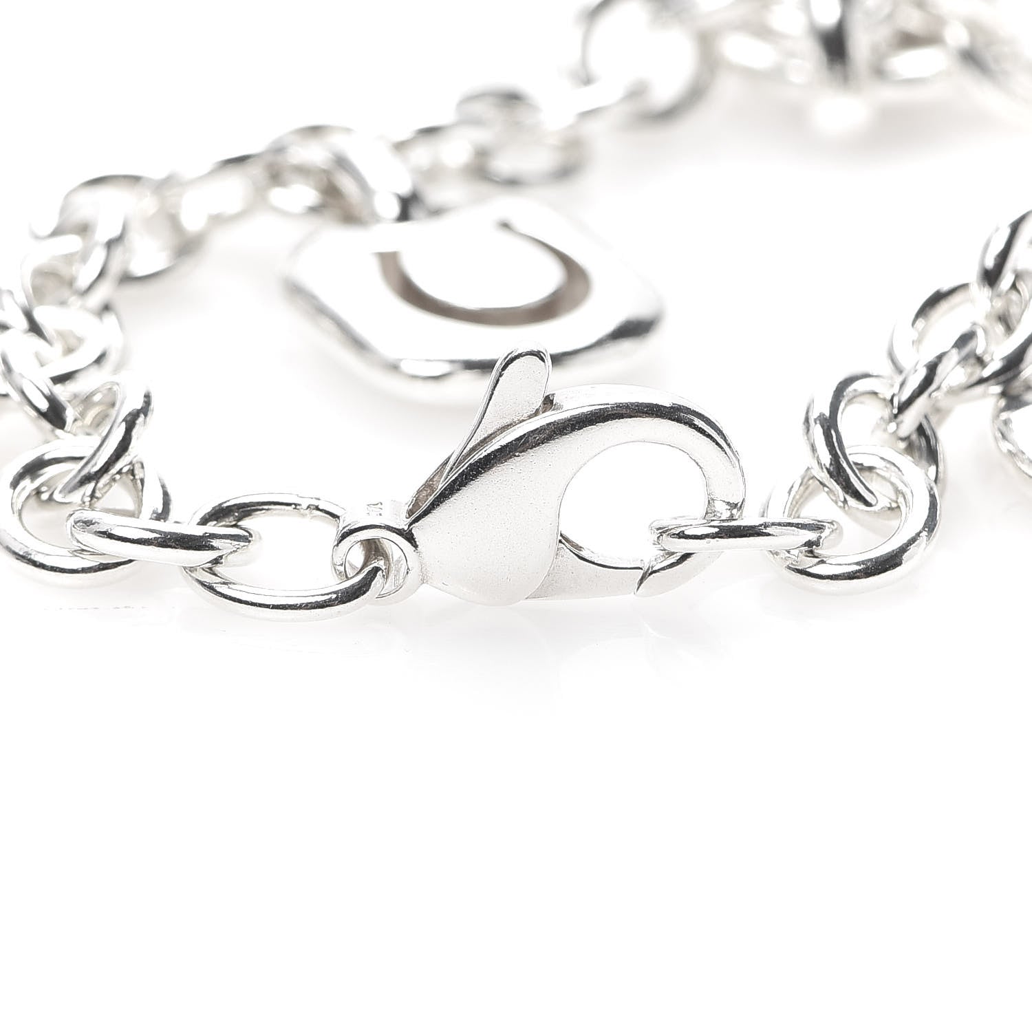 Tiffany Sterling Silver Stencil Charm Bracelet 4 of 5