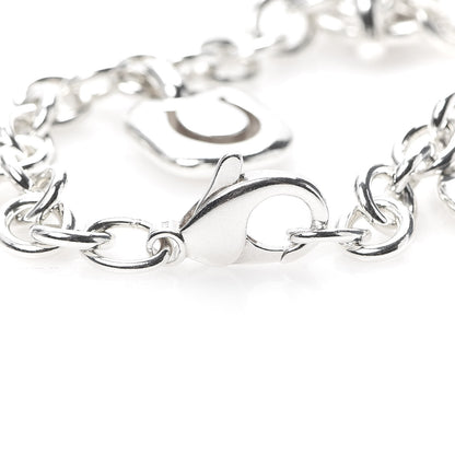 Tiffany Sterling Silver Stencil Charm Bracelet 4 of 5
