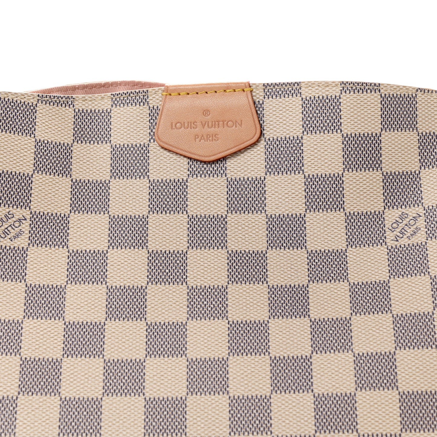 Damier Azur Graceful PM Rose Ballerine