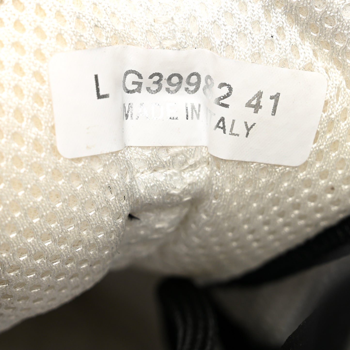 Fabric Suede Calfskin CC Sneakers 41 White Black