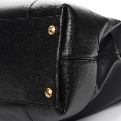 Fendi Vitello Elite Chameleon Shopper Tote Black 16 of 21