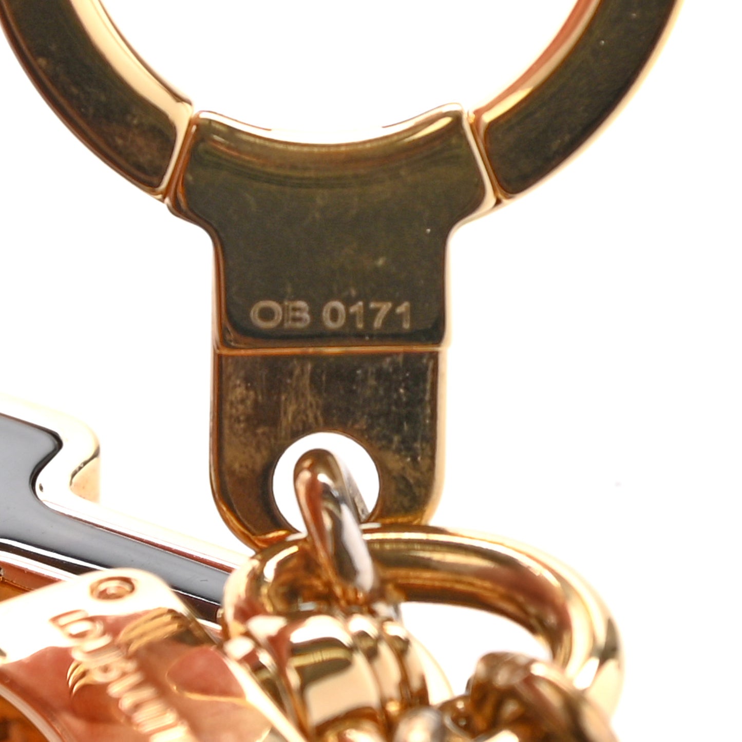 Acetate Confidence Bag Charm Key Holder