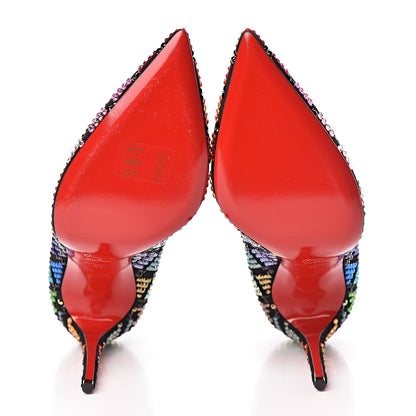 Christian Louboutin Crystal Arletta 100 Pumps 40 Black Multicolor 5 of 8