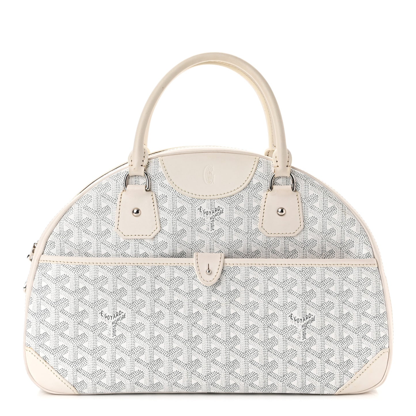 Goyardine Saint Jeanne MM Bowler White