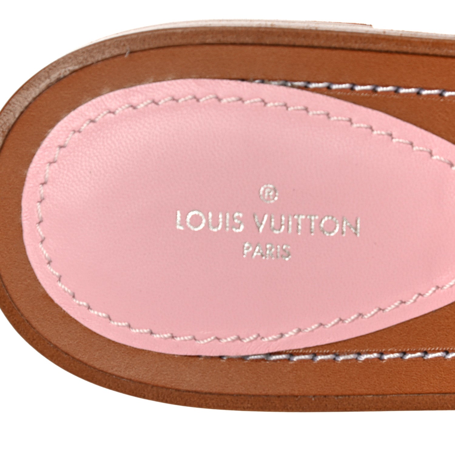 Louis Vuitton Monogram By The Pool Lock It Flat Mule 41 Pink 8 of 10