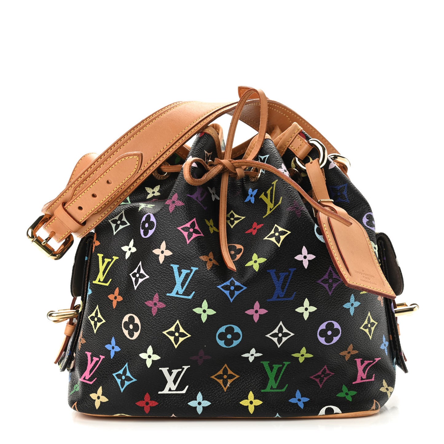 Monogram Multicolor Petit Noe Black