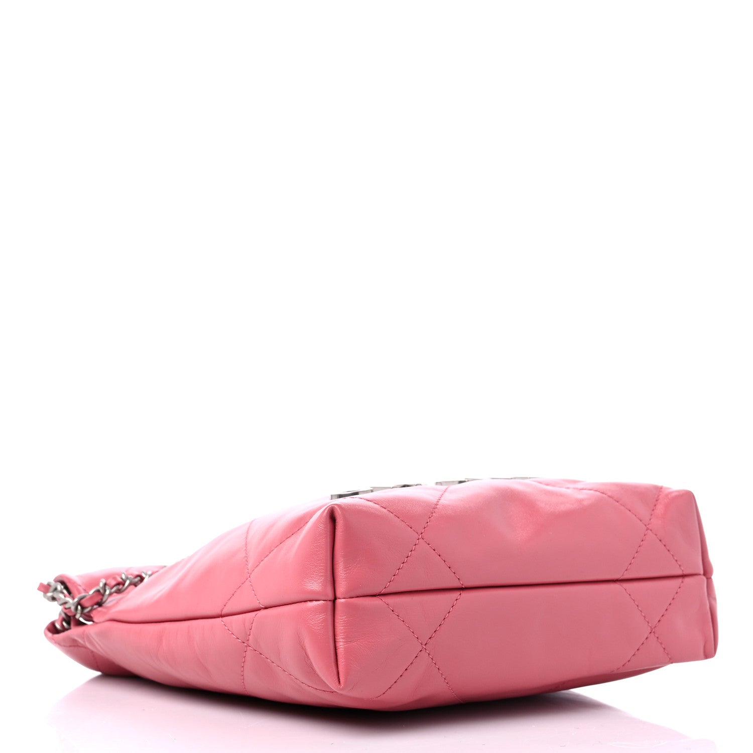 Chanel Shiny Calfskin Quilted Mini Chanel 22 Pink 4 of 10