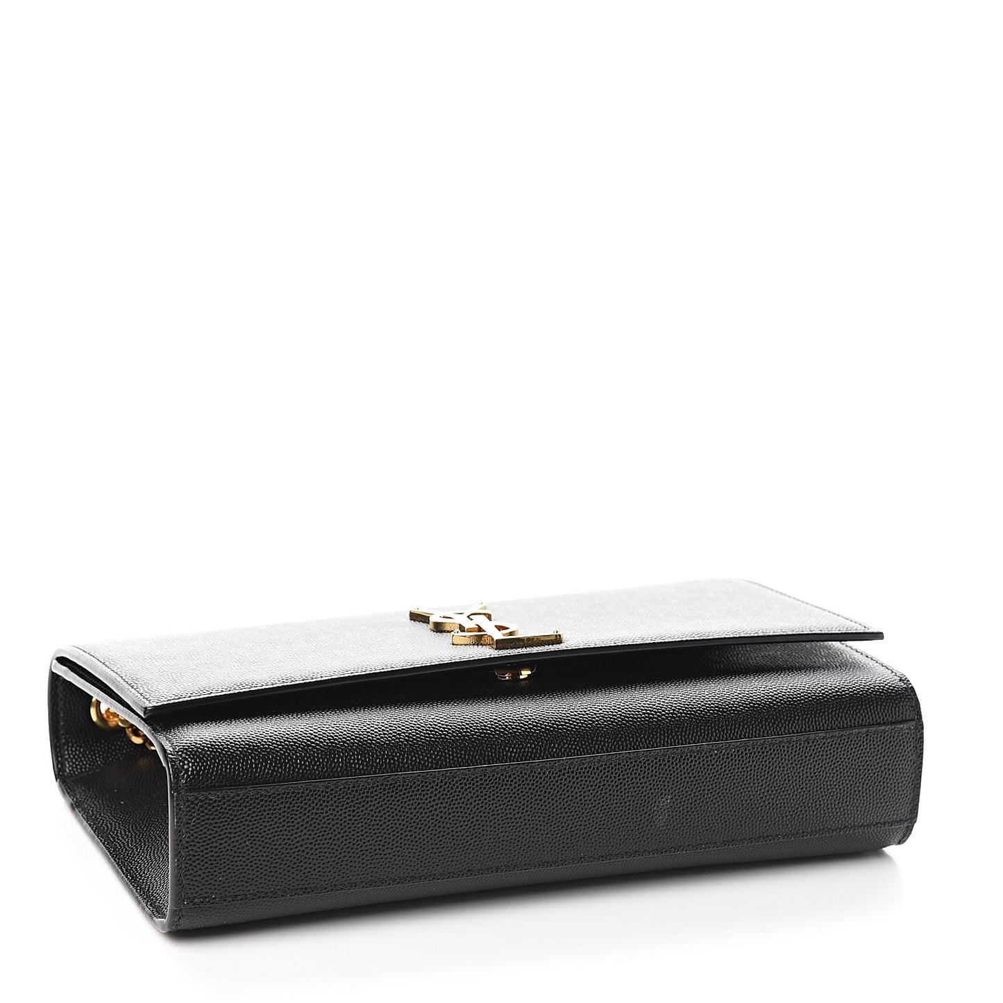 Grain De Poudre Medium Classic Monogram Kate Satchel Black