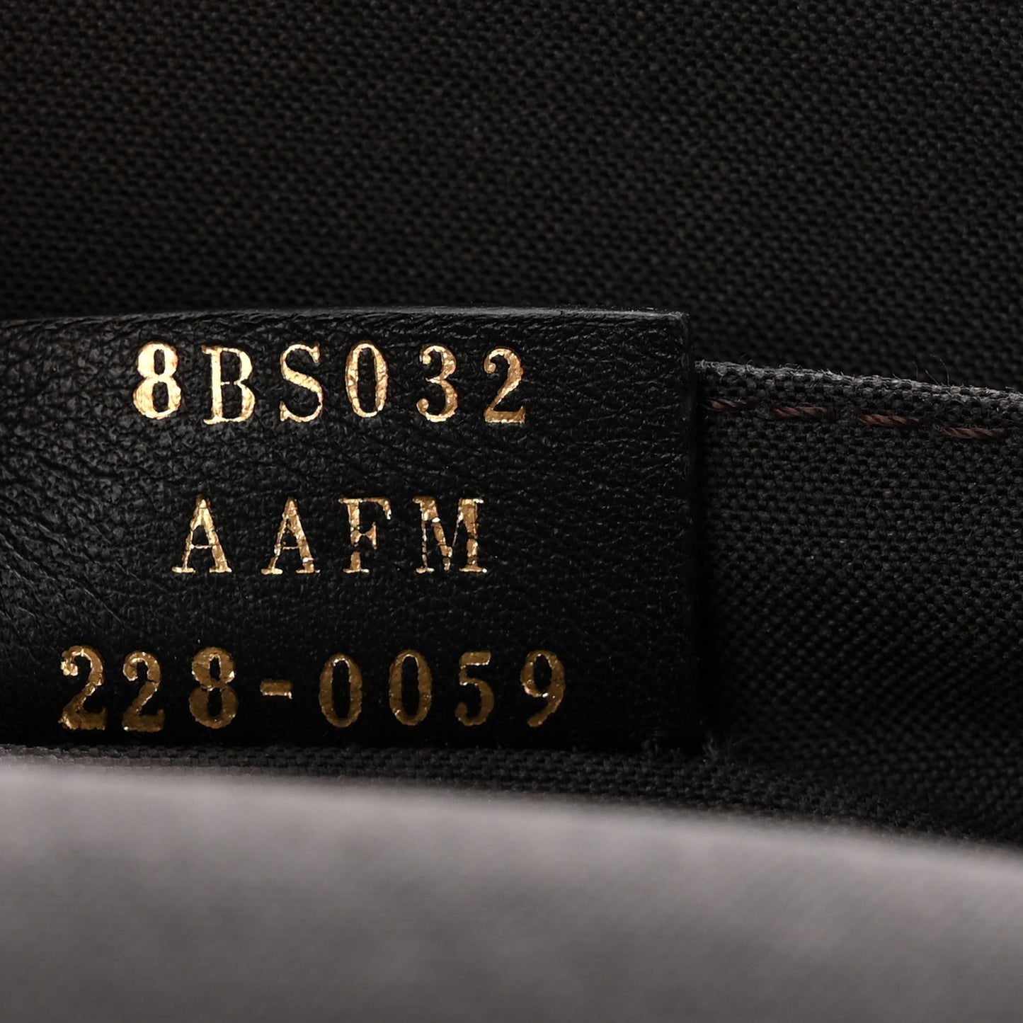 Vitello Soft F is Fendi Bi-Color FF 1974 Embossed Envelope Wallet On Chain with Pouches Maya Black
