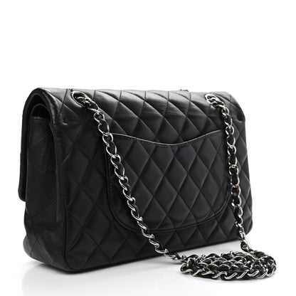 Chanel Lambskin Quilted Medium Double Flap Black 2 of 11