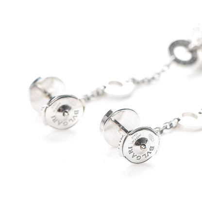 Bulgari 18K White Gold B.Zero1 Drop Earrings 3 of 4