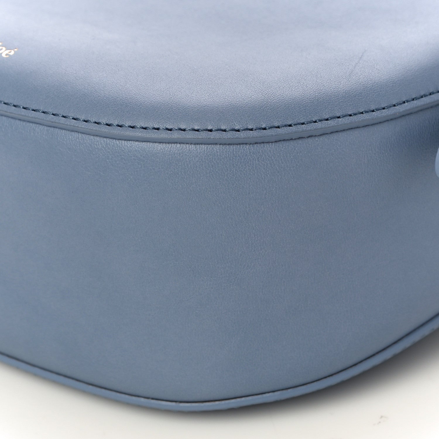 Chloe Small Grain Calfskin Kiss Bag Gentle Blue 9 of 9