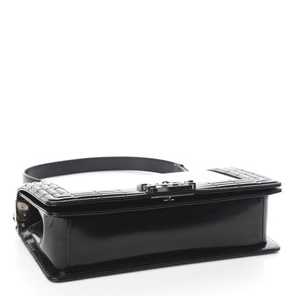 Chanel Glazed Calfskin Medium Boy Flap Black 4 of 11