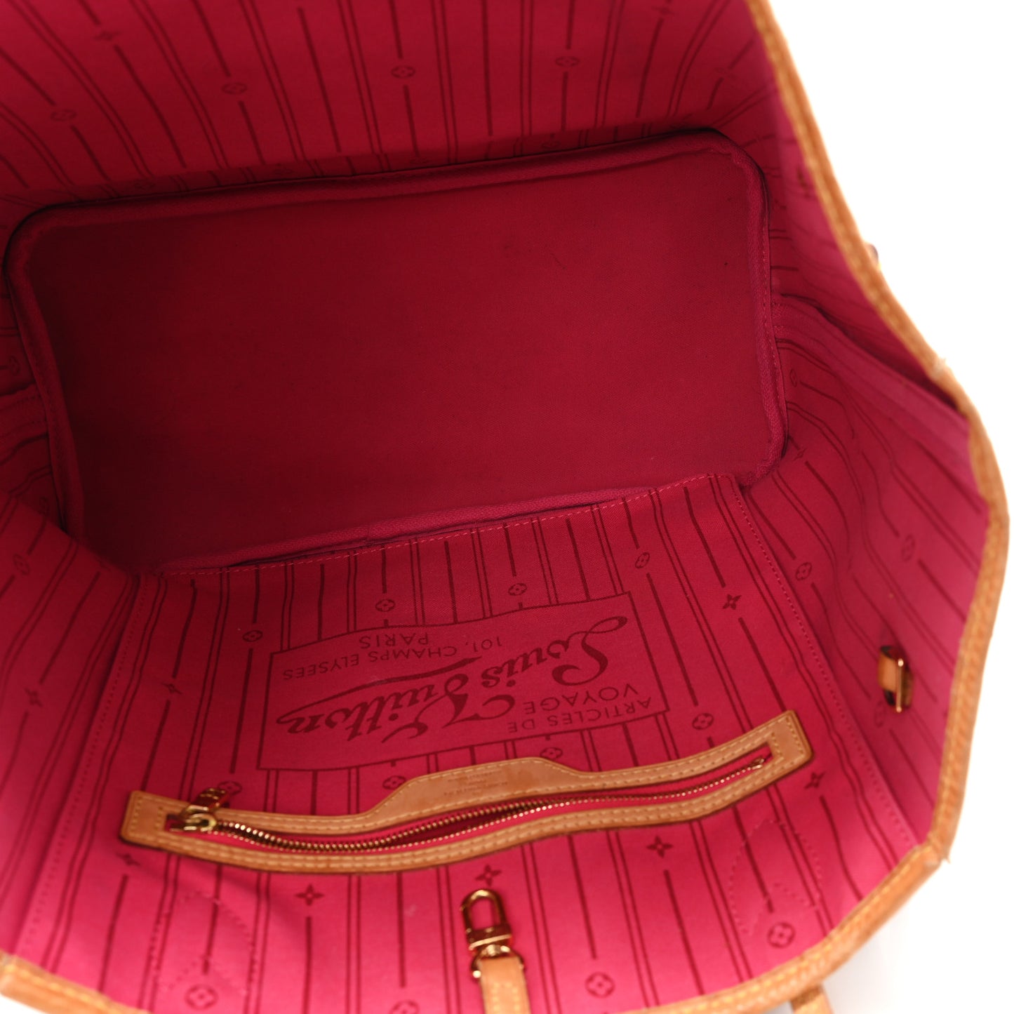 Monogram My LV Heritage Neverfull MM Fuchsia Black