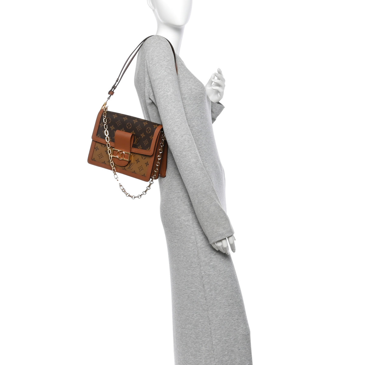 Louis Vuitton Reverse Monogram Dauphine MM 2 of 10