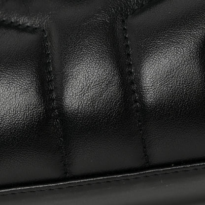 Saint Laurent Calfskin Y Quilted Monogram Small Loulou Chain Satchel Black 13 of 13