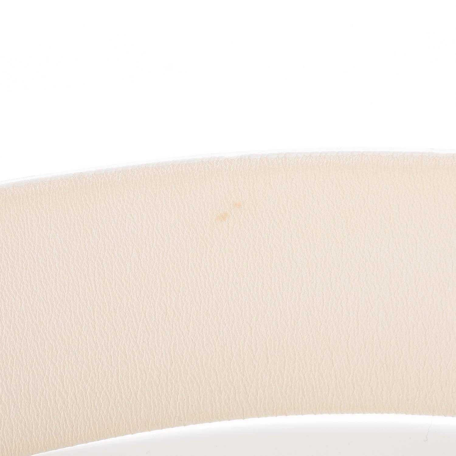 Chanel Lambskin Logo Wide Belt 85 34 Off White 8 of 8