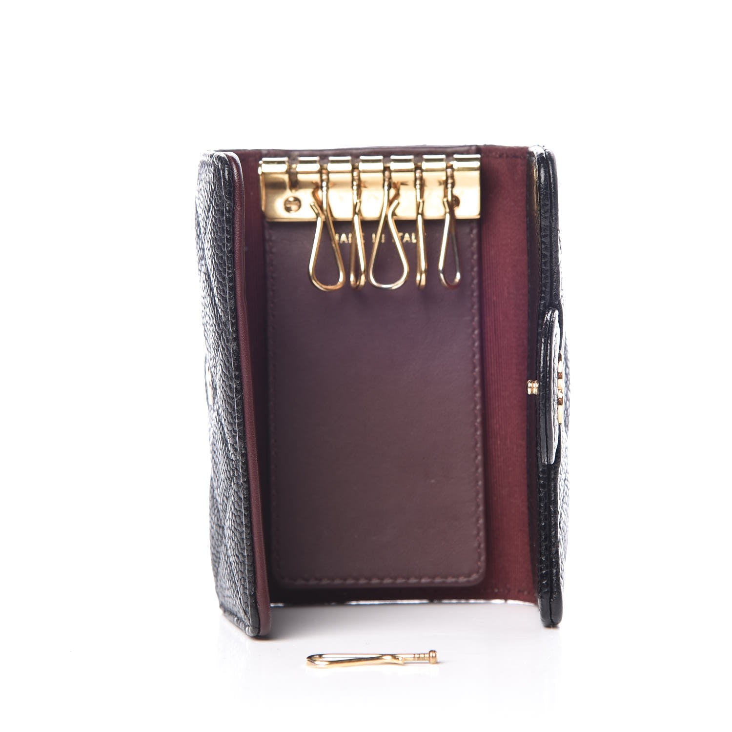 Chanel Caviar Quilted 6 Key Holder Black 14 of 14