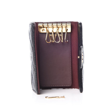 Chanel Caviar Quilted 6 Key Holder Black 14 of 14