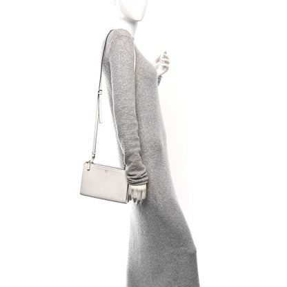 MCM Grained Calfskin Milla Double Crossbody Bag White 2 of 10