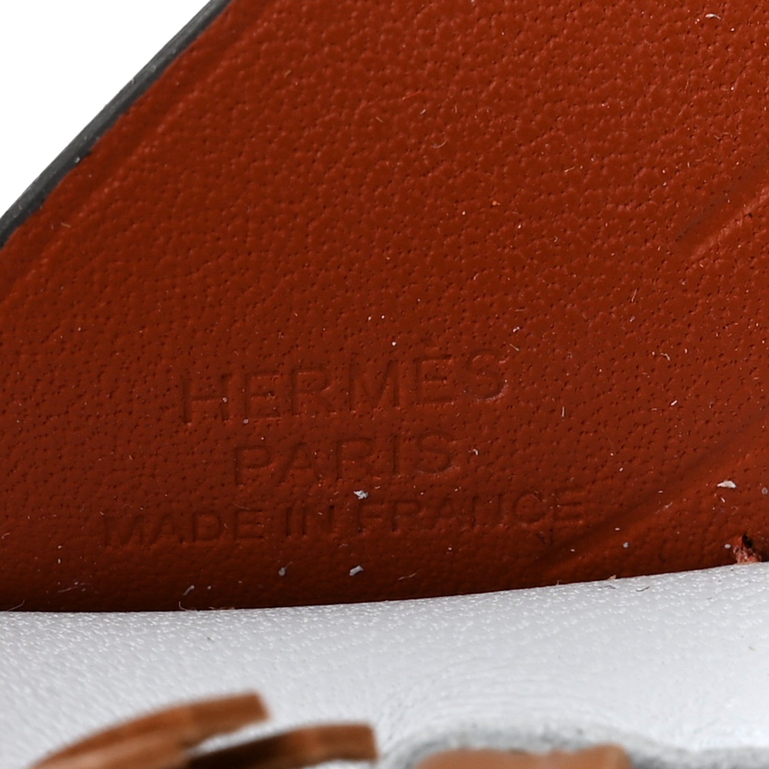 Hermes Milo Lambskin Grigri Rodeo Pegase Horse Bag Charm PM Bleu Brume Chai Cornaline 3 of 4