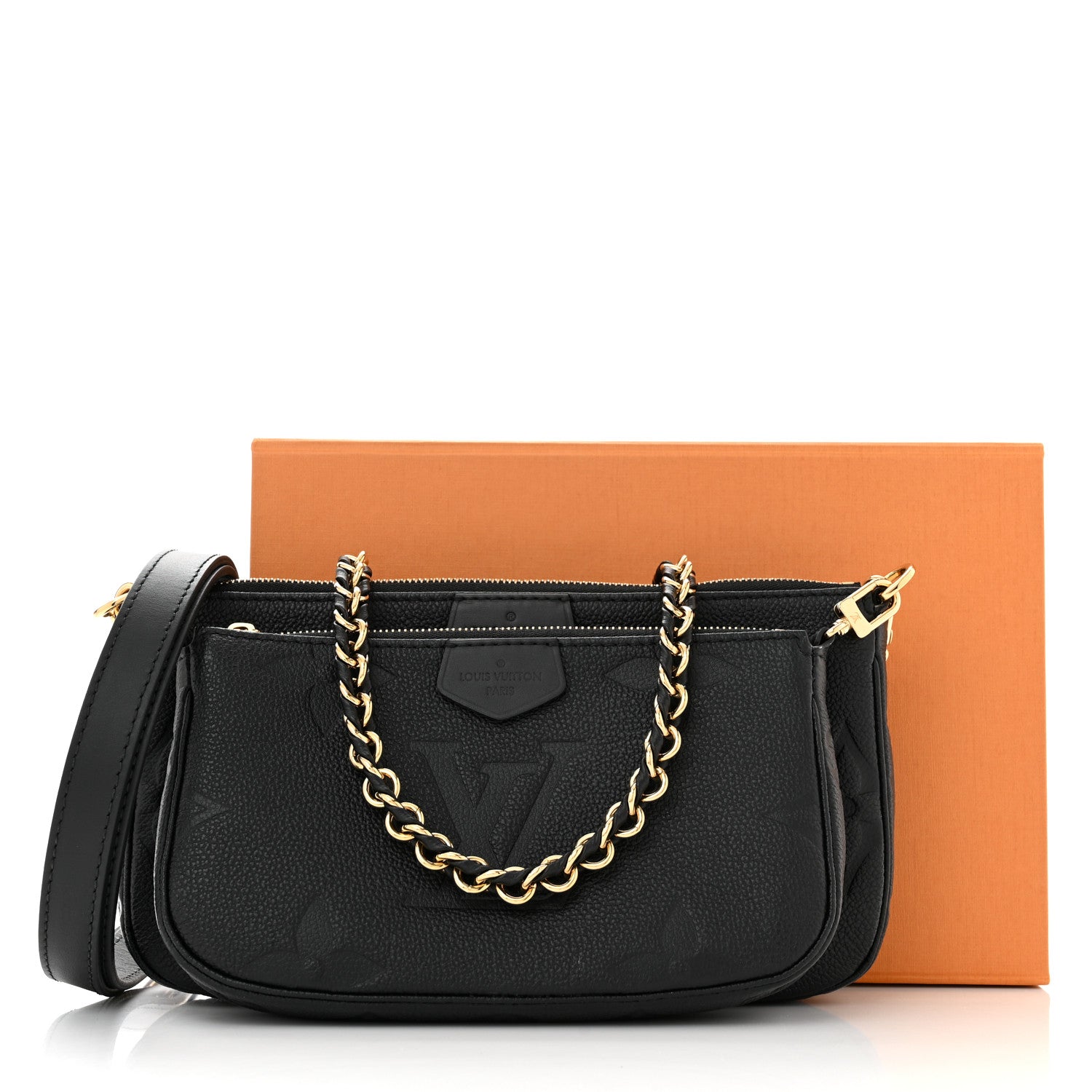 Louis Vuitton Empreinte Monogram Giant Multi Pochette Accessories Black 11 of 11