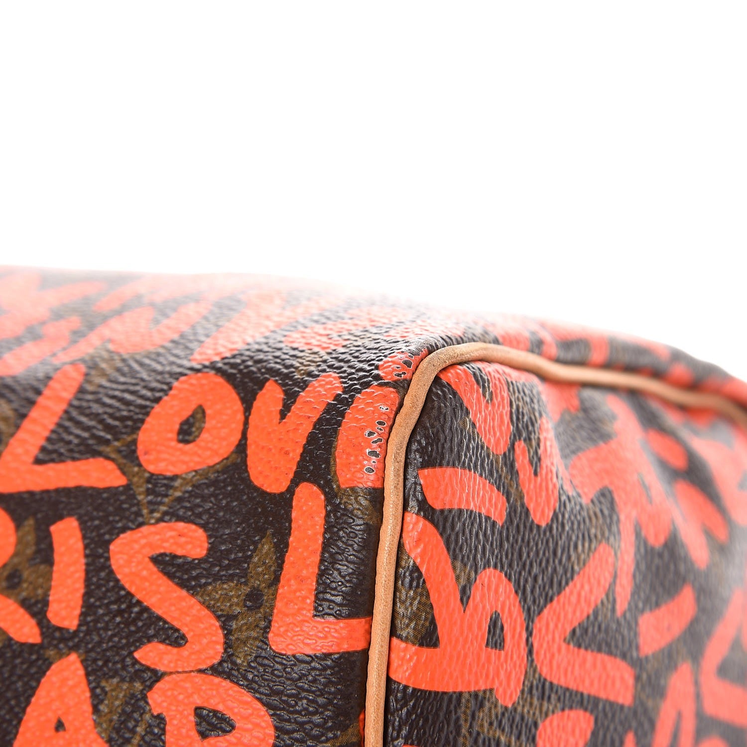 Louis Vuitton Monogram Graffiti Speedy 30 Orange 9 of 12