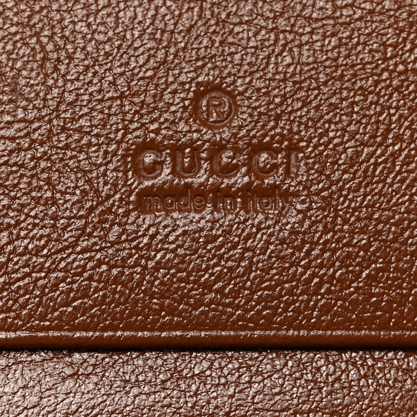 Azalea Calfskin Matelasse Diagonal Torchon GG Marmont Card Case Wallet Brown
