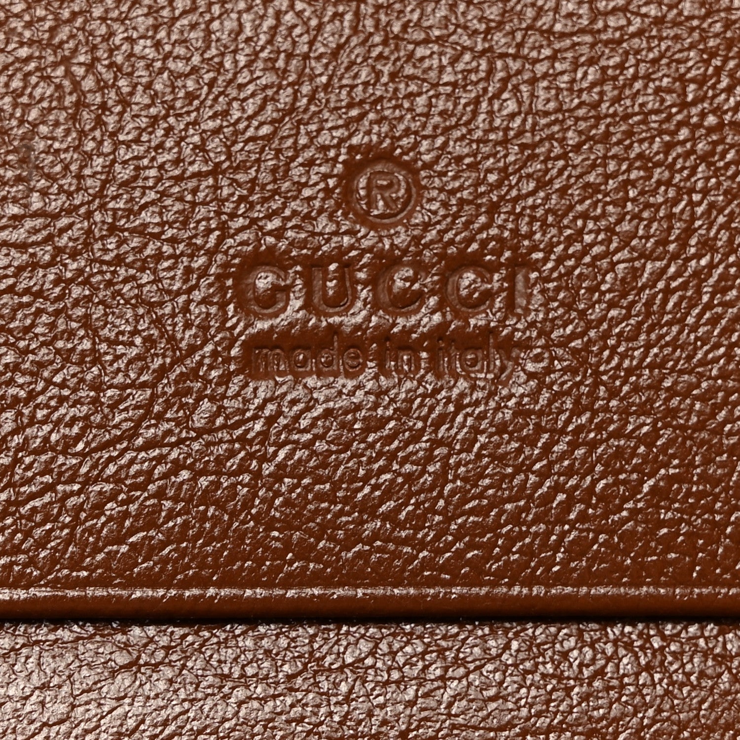 Gucci Azalea Calfskin Matelasse Diagonal Torchon GG Marmont Card Case Wallet Brown 6 of 10