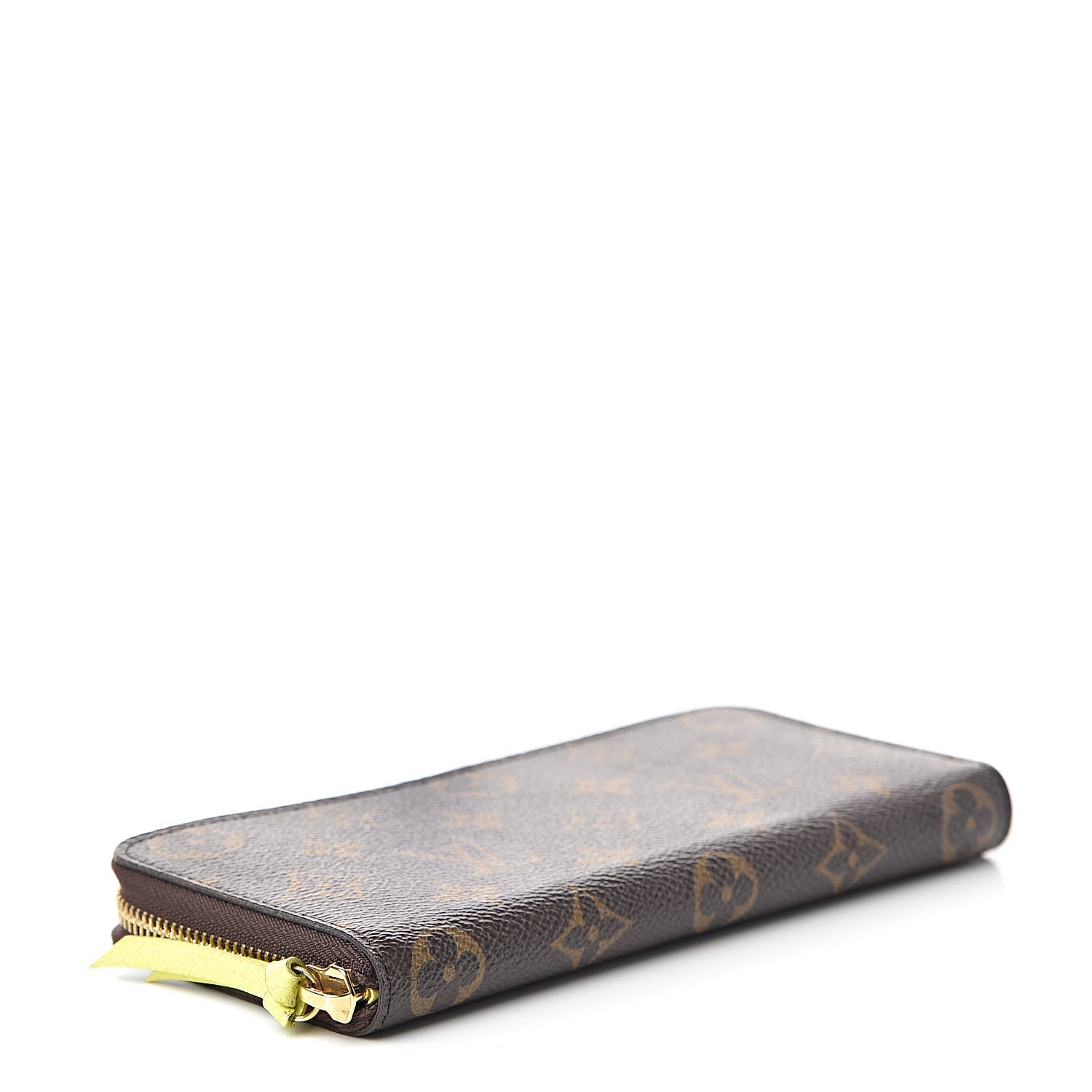 Louis Vuitton Monogram Clemence Wallet Acid Yellow 4 of 8