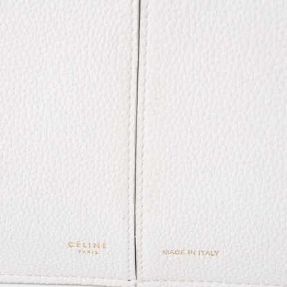 Celine Baby Grained Calfskin Small Tri-Fold Bag White 6 of 16