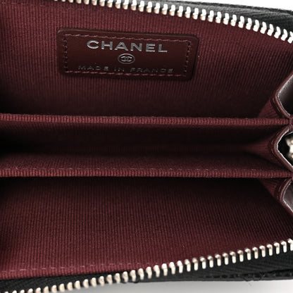 Chanel Caviar Quilted Zip Coin Purse Black 5 of 7