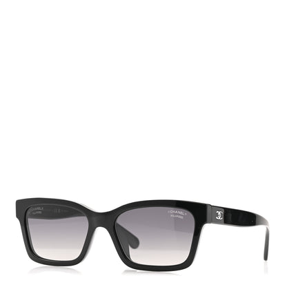Chanel Acetate Polarized Square Sunglasses 5417-A Black 1 of 10
