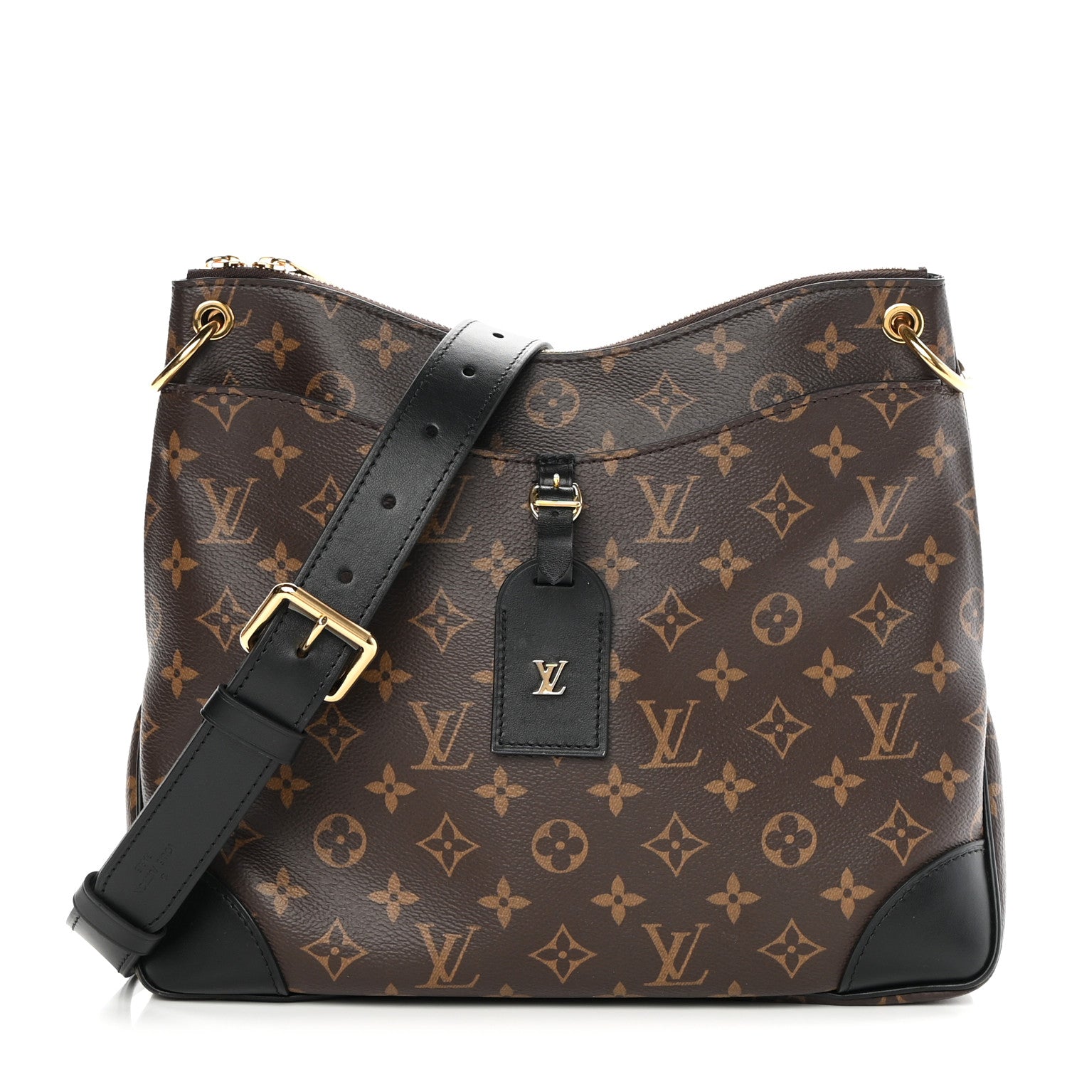 Louis Vuitton Monogram Odeon MM Black 1 of 12