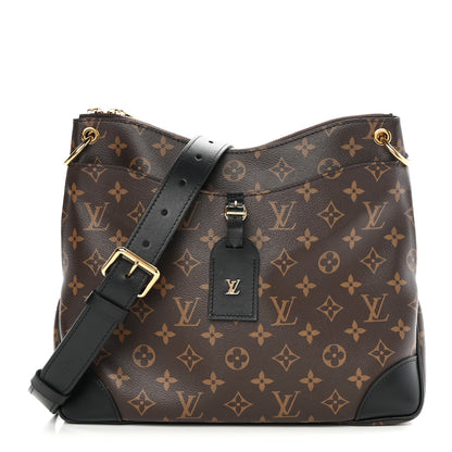 Louis Vuitton Monogram Odeon MM Black 1 of 12