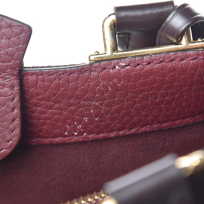 Louis Vuitton Damier Ebene Cuir Taurillon Brittany Bordeaux 12 of 15