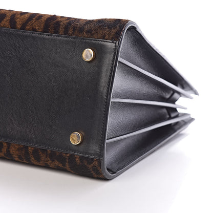 Saint Laurent Calf Hair Leopard Print Small Sac De Jour Black 11 of 11