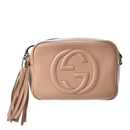 Gucci Pebbled Calfskin Small Soho Disco Bag Rose Beige 1 of 10