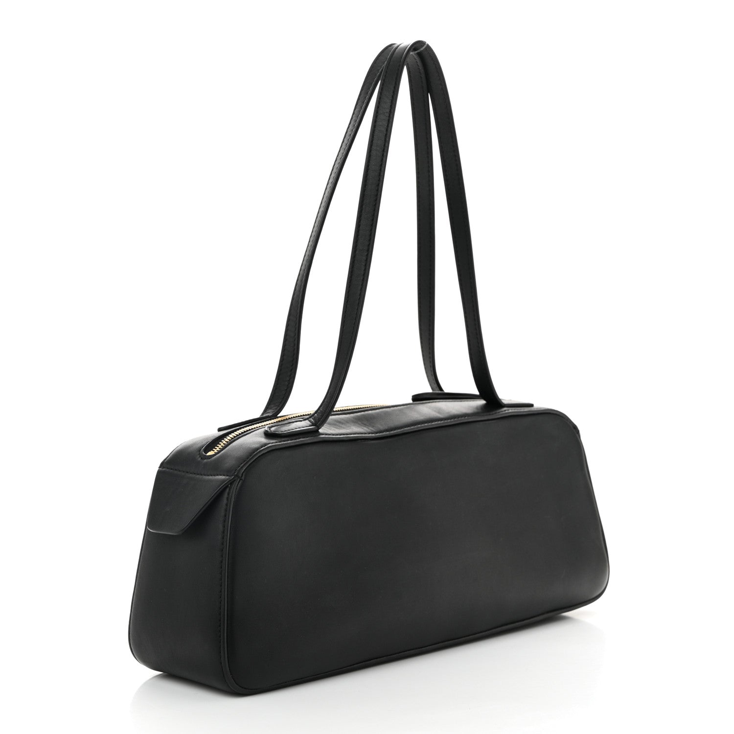 Khaite Calfskin Simona Shoulder Bag Black 3 of 9