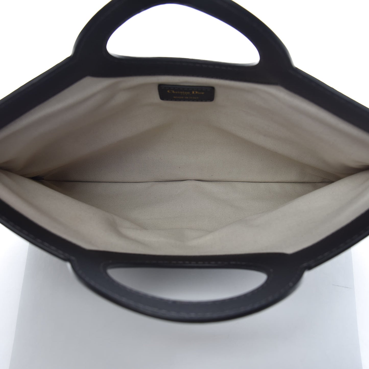 Oblique Fold Over Clutch Blue