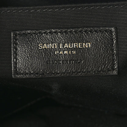 Saint Laurent Calfskin Matelasse Monogram Lou Camera Bag Greyish Brown 6 of 8